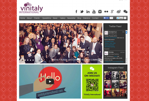 Vinitaly Internationalが誕生しました。ワインに関する画像満載のサイトになりそうです。