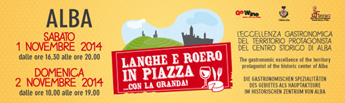 “Langhe e Roero in Piazza”・・・アルバで開催されるイベントです。